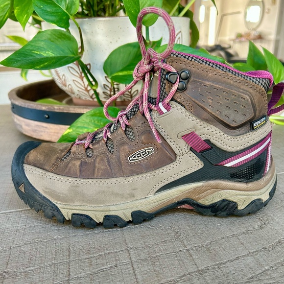 EUC_Keen Targhee III Mid Waterproof Leather Hiking Boot 7.5 - Picture 2 of 7